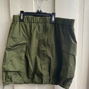 Aritzia The Group Babaton Sage Green Skirt